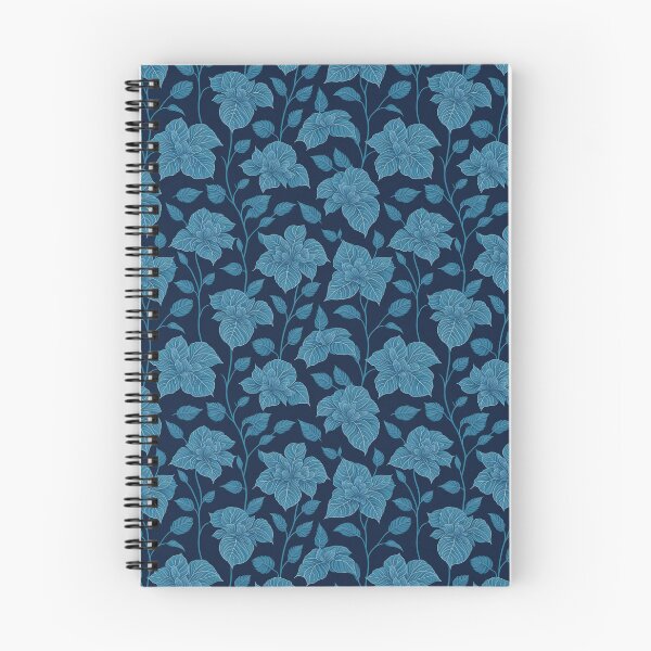 Item preview, Blue Color Floral Pattern designed and sold by DesignCentrum.