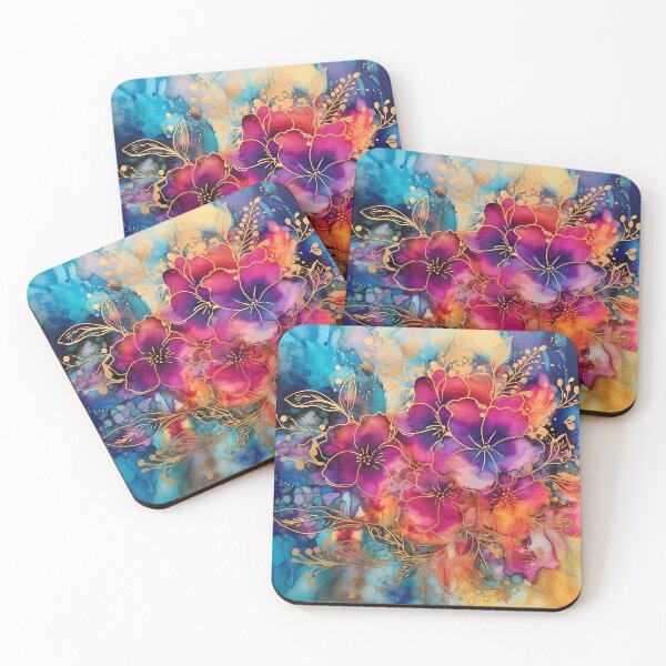 Item preview, Abstract Floral : Alcohol Ink  designed and sold by MTJ-Mushrooms.