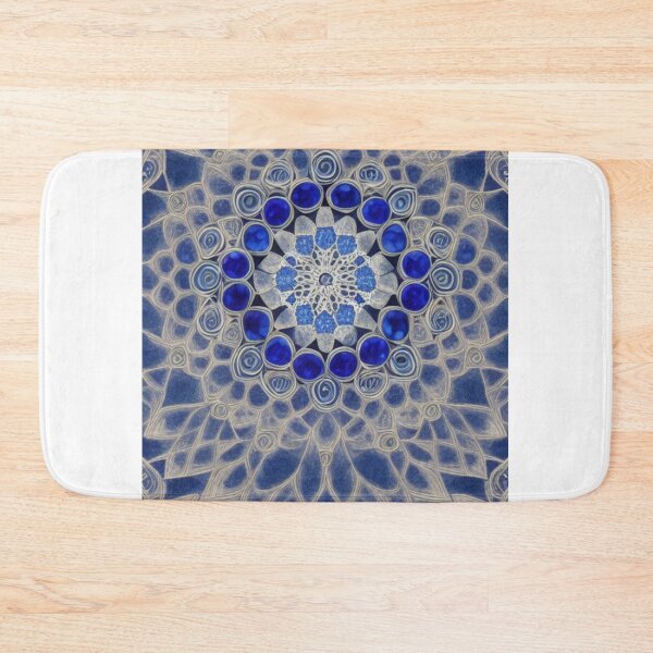 Artikelvorschau, Blaues Saphir-Mandala entworfen und verkauft von WiseCity.