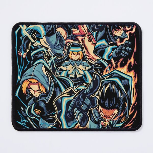 Alfombrillas De Ratón Mouse Pad Cartoon Rubber Mat Carpet Anime Fire Force  Keyboard Gaming Desk Accessories Mause Speed Gamer Pc