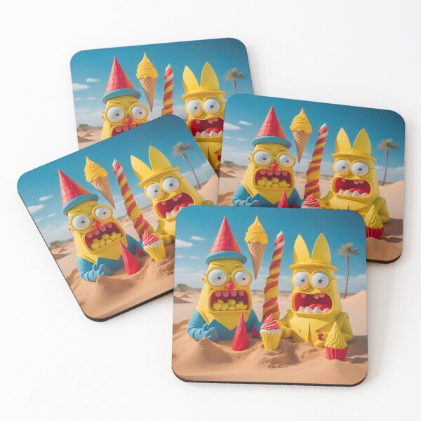 Item preview, "Funny summer friends" digital art designed and sold by arcticcayman.