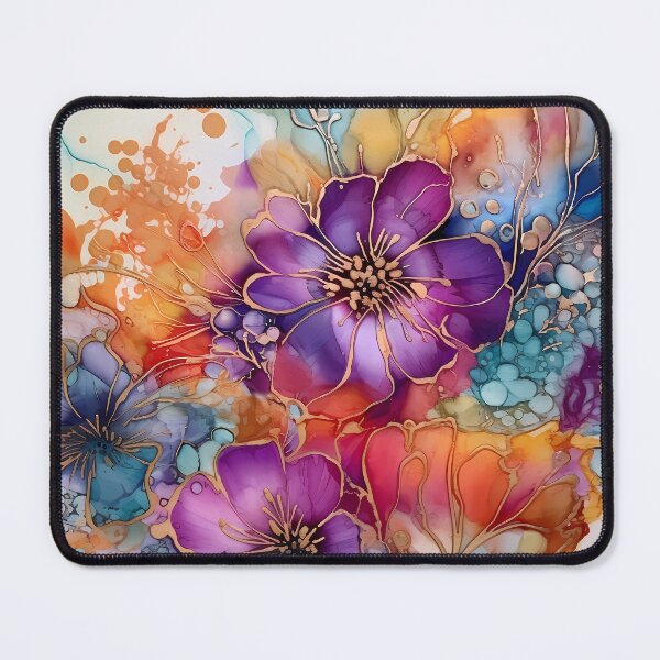 Item preview, Abstract Floral : Alcohol Ink designed and sold by MTJ-Mushrooms.
