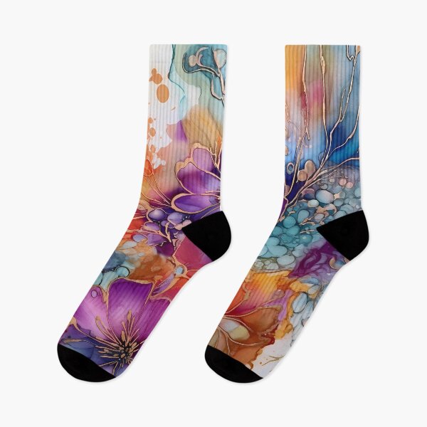 Artikelvorschau, Abstract Floral : Alcohol Ink entworfen und verkauft von MTJ-Mushrooms.