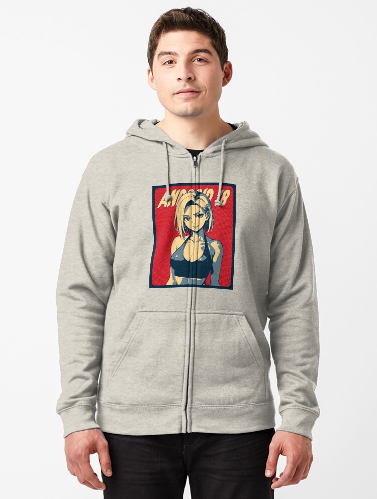 Android 18 hoodie hot sale