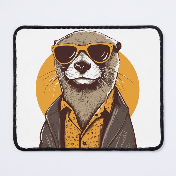 Artikelvorschau, 70er-Jahre-Otter im Hemd entworfen und verkauft von RetroAnimals.
