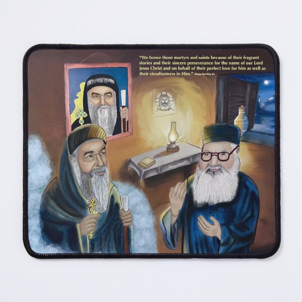 Item preview, Pope Kyrillos & Abouna Faltaos designed and sold by Rizkillinit.