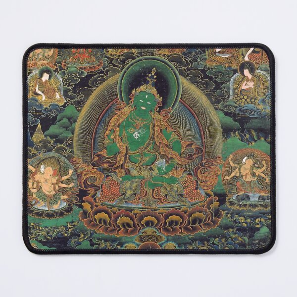 Item preview, Mandala 151 Vajravidarana Male Buddhist Deity Green designed and sold by GuyBlank.