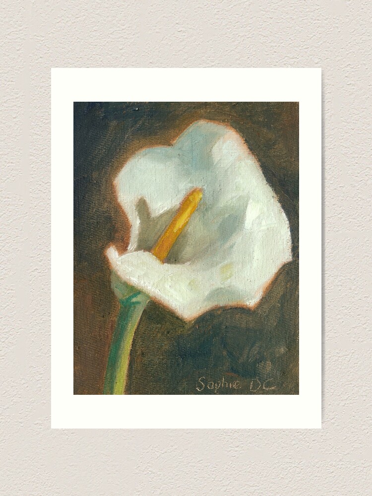 Thumbnail 2 of 3, Art Print, Arum Lilly designed and sold by TheDaysIdeas.