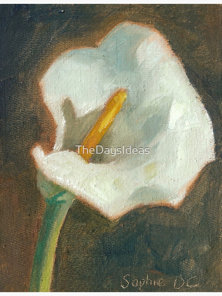 Thumbnail 3 of 3, Art Print, Arum Lilly designed and sold by TheDaysIdeas.