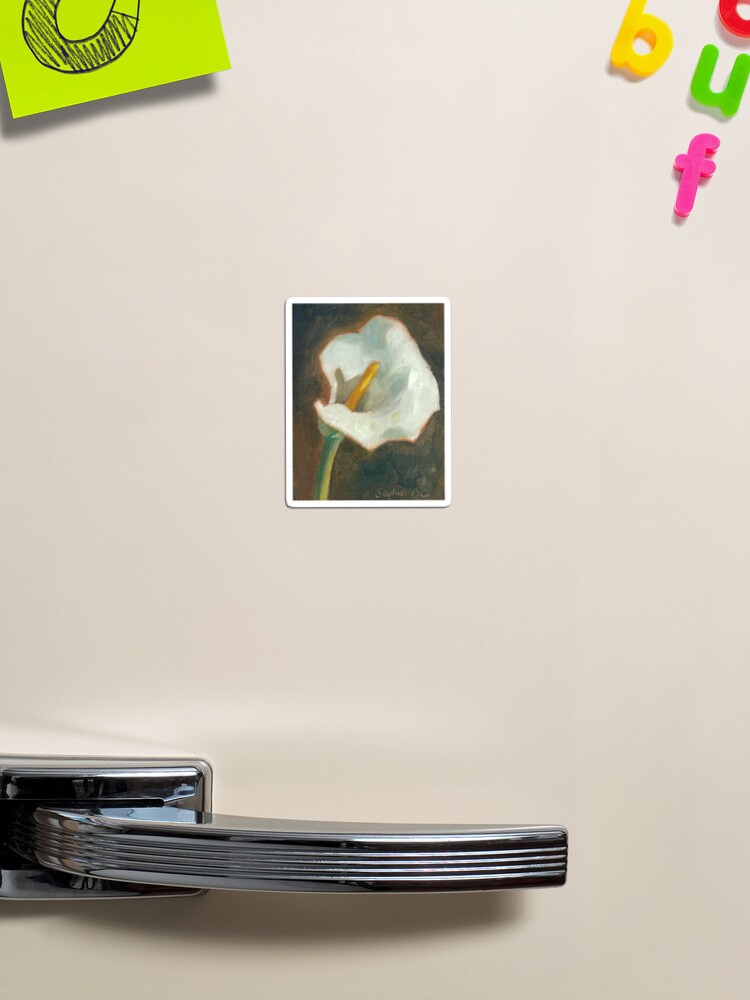 Thumbnail 1 of 3, Magnet, Arum Lilly designed and sold by TheDaysIdeas.