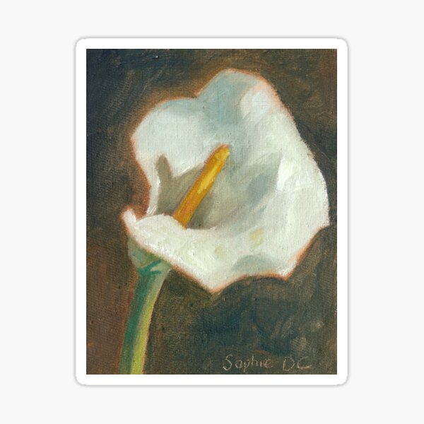 Arum Lilly Sticker