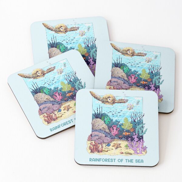 Item preview, Coral Reef - Rainforest of the Sea designed and sold by Frank J. Art.