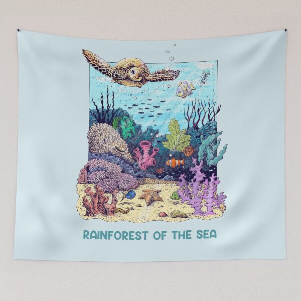 Item preview, Coral Reef - Rainforest of the Sea designed and sold by Frank J. Art.