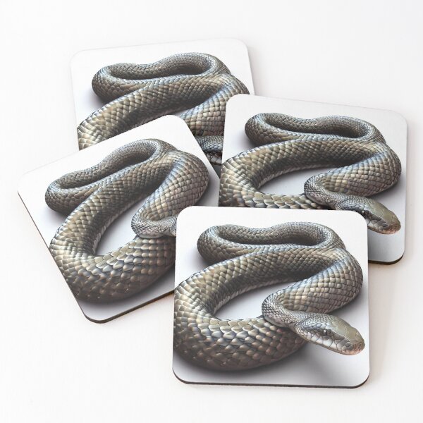 Aperçu de l'œuvre Art numérique de serpent créée et vendue par MantasDesign17.
