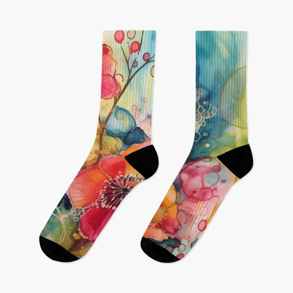 Artikelvorschau, Abstract Floral : Alcohol Ink entworfen und verkauft von MTJ-Mushrooms.