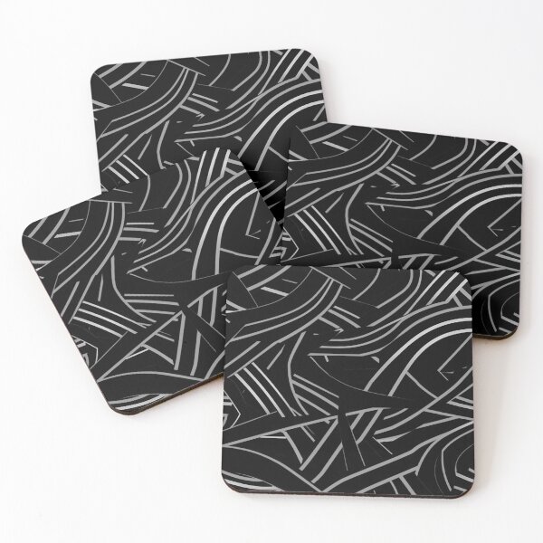 Item preview, Braided lines curved gray designed and sold by Tim-Ries.