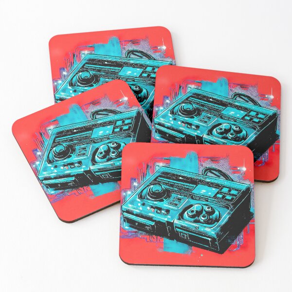 Item preview, Joystick Retro red background designed and sold by Design  Xpress.
