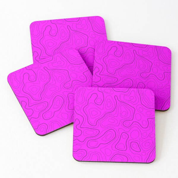 Item preview, Pink Topographic Pattern. designed and sold by Aetherier.