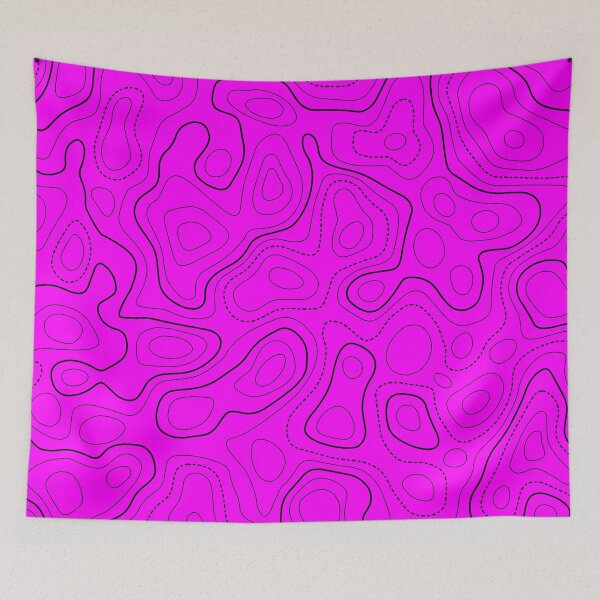 Item preview, Pink Topographic Pattern. designed and sold by Aetherier.