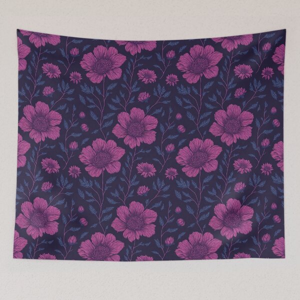 Item preview, Pink Color Floral Pattern designed and sold by DesignCentrum.