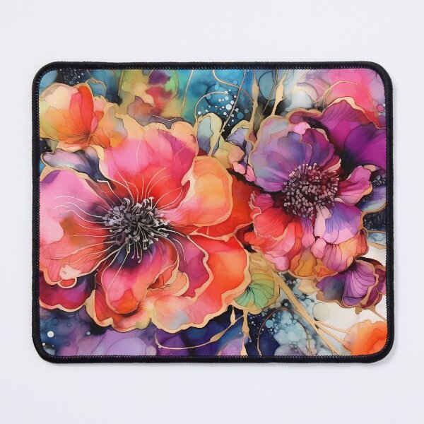 Artikelvorschau, Abstract Floral : Alcohol Ink  entworfen und verkauft von MTJ-Mushrooms.