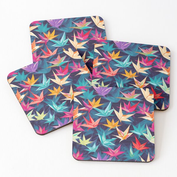 Item preview, Folding Dreams: Vibrant Origami Crane Patterns designed and sold by omizen.