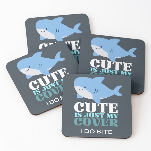 Item preview, Cute is just My Cover, I Do Bite - Shark designed and sold by The magic  Yellow bus.