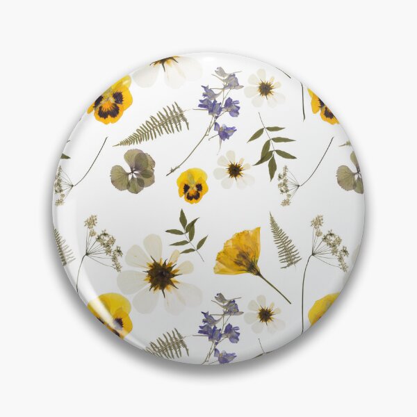 Item preview, Elegant Pressed Flower Pattern Design designed and sold by Tia555.