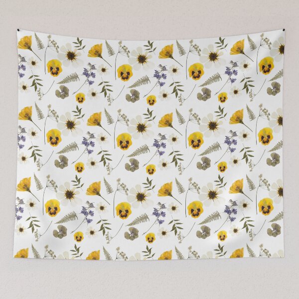 Item preview, Elegant Pressed Flower Pattern Design designed and sold by Tia555.