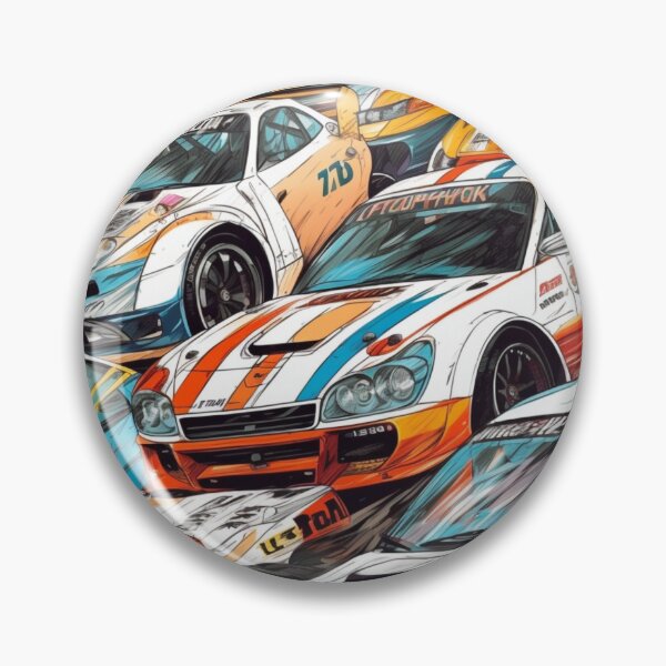 Item preview, Car Race Lovers Tile designed and sold by apolinART.