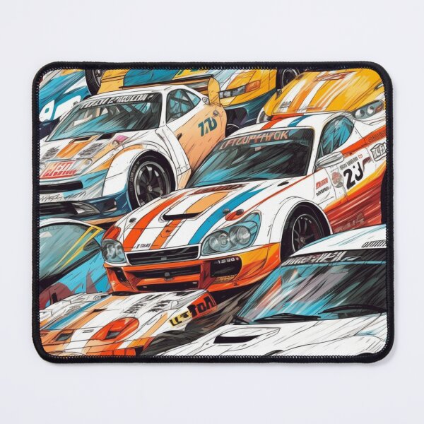 Item preview, Car Race Lovers Tile designed and sold by apolinART.