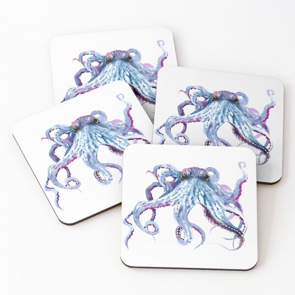 Item preview, Blue Purple Octopus designed and sold by surenart.
