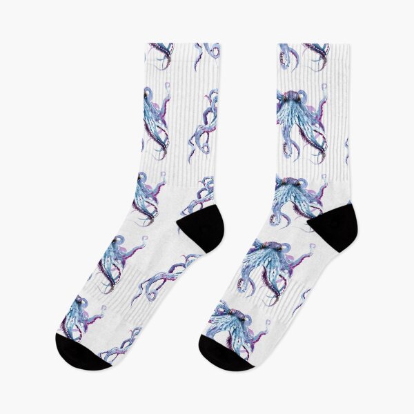 Item preview, Blue Purple Octopus designed and sold by surenart.