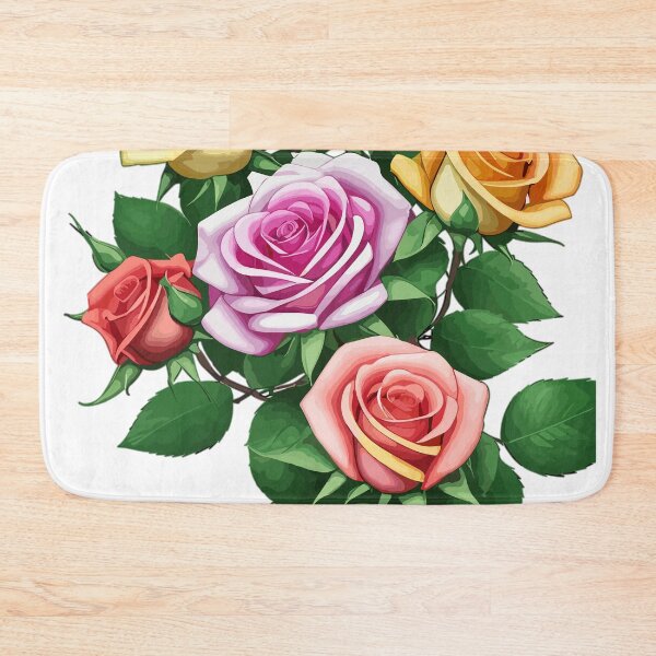 Item preview, Vibrant Rainbow Roses designed and sold by printyai.