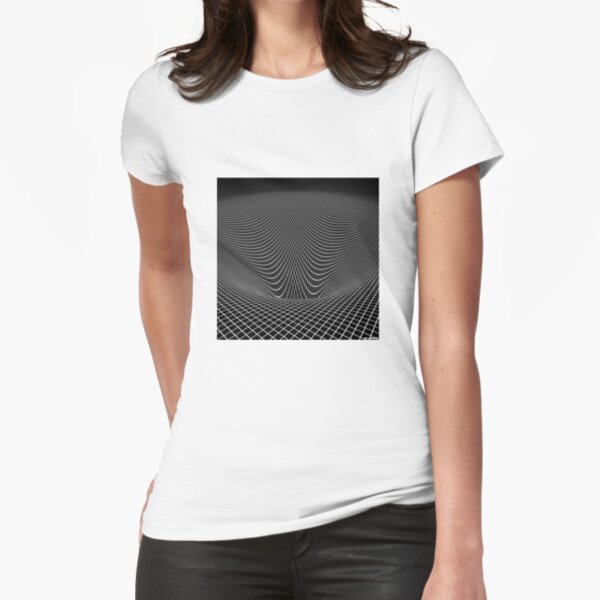 3d surface Fitted T-Shirt