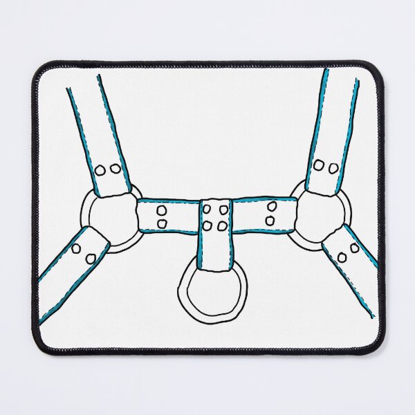Item preview, Bull Dog Harness Graphic - Light Blue designed and sold by BCSMdesigns.