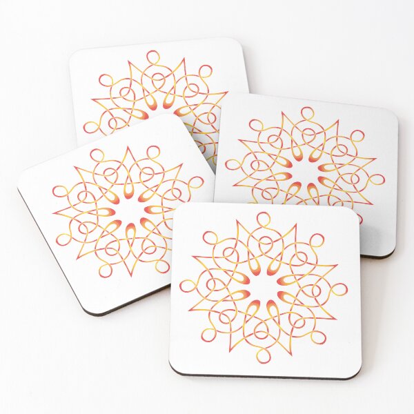 Item preview, Knot design in red and yellow designed and sold by Zentura.