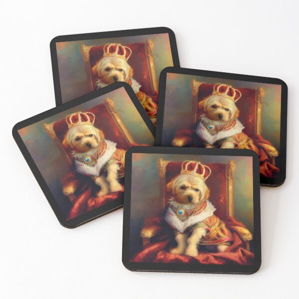 Item preview, Dog Renaissance King designed and sold by CrankyOldDude.
