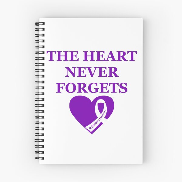 Item preview, The heart never forgets, Alzheimer’s awareness  designed and sold by Allie Rockhill.
