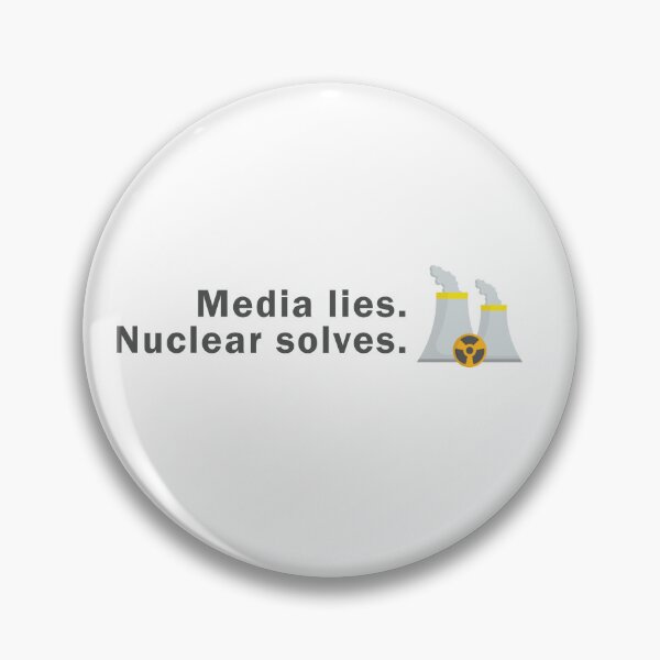 Item preview, Media lies. Nuclear Solves. designed and sold by RossDillon.