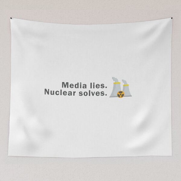 Item preview, Media lies. Nuclear Solves. designed and sold by RossDillon.