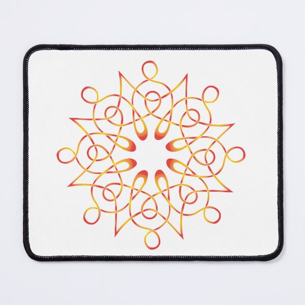 Item preview, Knot design in red and yellow designed and sold by Zentura.