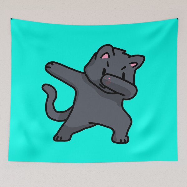 Item preview, Dabbing Cat Grey designed and sold by Soomz.
