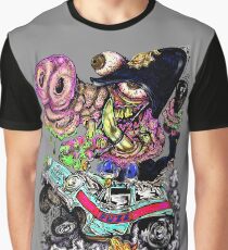 70s style cartoon Cops n Robbers. Graphic T-Shirt