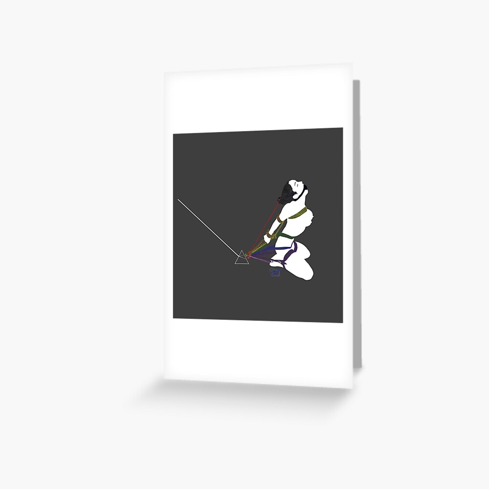 dark side of bondage Greeting Card