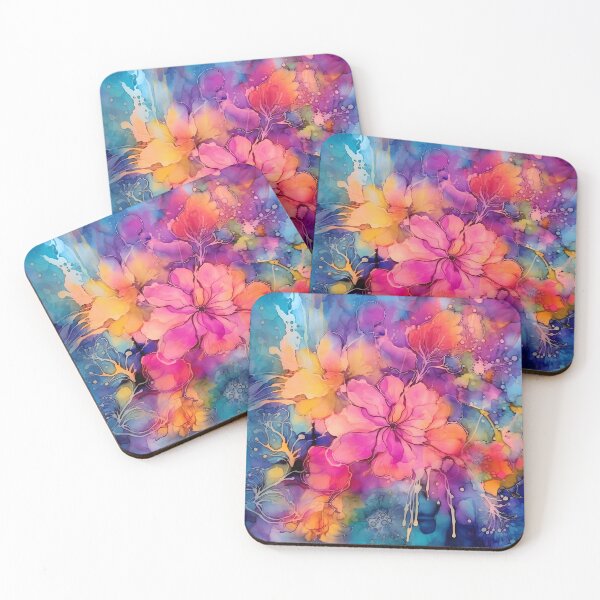 Item preview, Abstract Floral : Alcohol Ink  designed and sold by MTJ-Mushrooms.