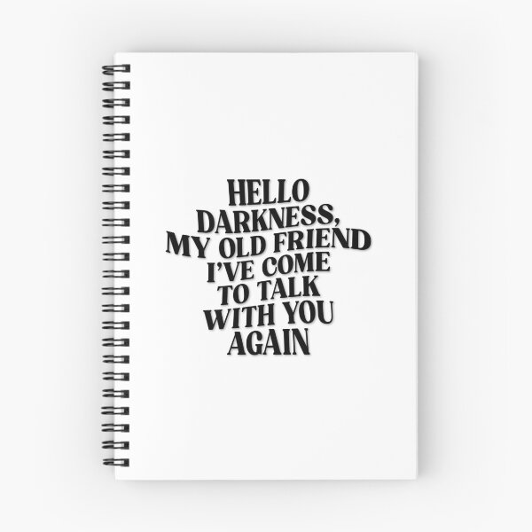 Item preview, Hello darkness (black) designed and sold by didijuca.