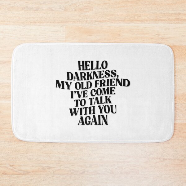 Item preview, Hello darkness (black) designed and sold by didijuca.