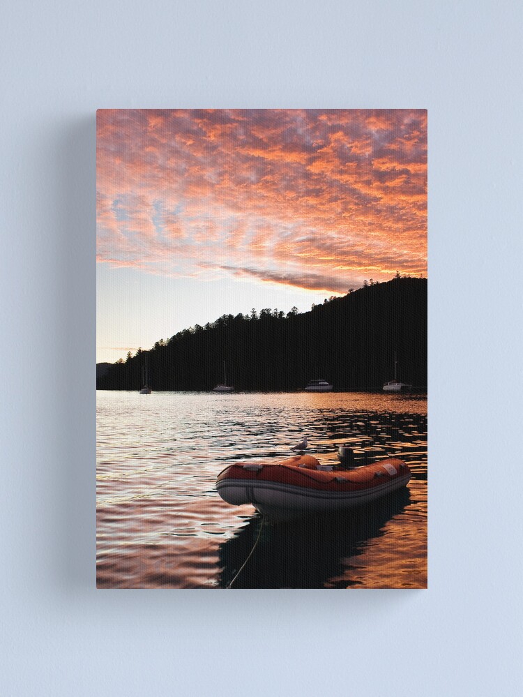 Alternate view of Sunrise over Cid Hbr Canvas Print