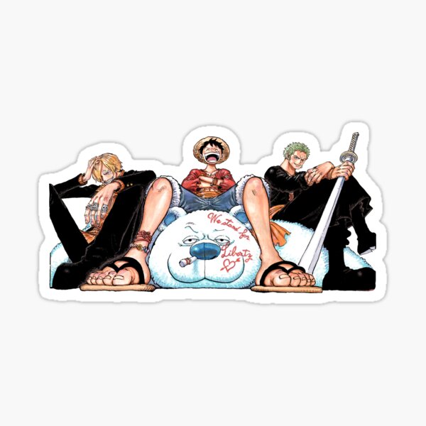 One Piece anime Wall Art Monster Trio official merch